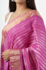 Shibori Tussar Silk saree